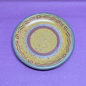 ☆ Pottery Plate ☆ Studio Art ☆ Ceramics ☆ Retro ☆ Catchall ☆ Handmade ☆